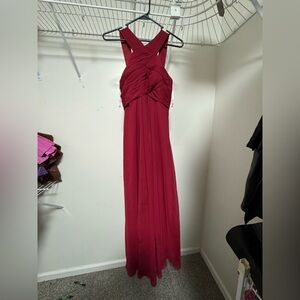 JJs House Burgundy Dress